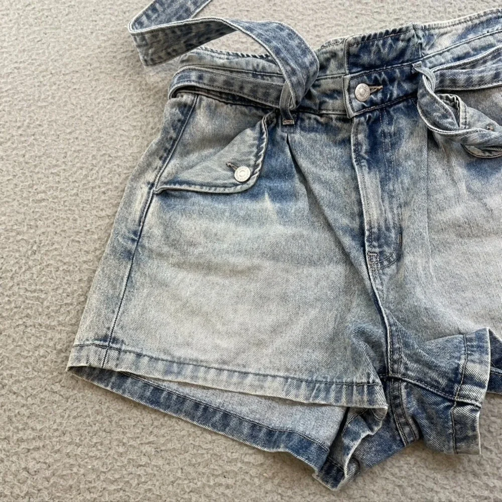 Veronica Beard Nori Extra High Rise Jean Shorts Womens 28 6 Denim Retro Festival
